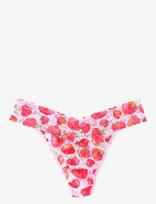 Hanky Panky - Hanky Panky Strawberry Fields, Original Rise Thong - Stringai - Rožinė