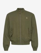 Polo Ralph Lauren - The Bedford Linen Herringbone Jacket - Bomberio striukė - Chaki spalva