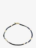 Pilgrim - Alison Bracelet Black, Gold-Plated - Perlų apyrankė - Aukso
