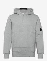 C.P. Company - Diagonal Raised Fleece Hooded Sweatshirt - Džemperis - Pilka