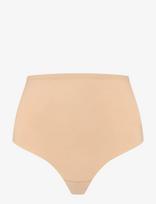 Bye Bra - Sculpting Mid Waist Thong - Stringai - Smėlio