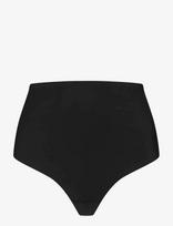 Bye Bra - Sculpting Mid Waist Thong - Stringai - Juoda