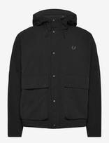 Fred Perry - Cropped Ripstop Parka - Lengva striukė - Juoda