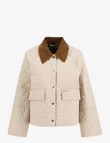 Barbour - Barbour Kirby Quilt - Striukė - Kreminė spalva