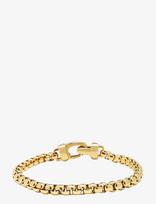 Nialaya - Gold Box Chain Classic Bracelet - Apyrankė - Aukso