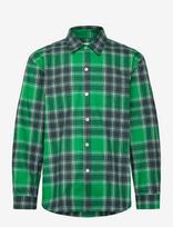 Garment Project - Check Overshirt - Green - Languoti marškiniai - Žalia