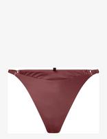 Pieces - Pcbaomi Bikini Adjustable Thong Bc - Bikini kelnaitės - Burgundiška splava