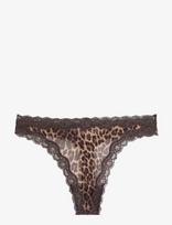 Lindex - Thong In Mesh - Stringai - Ruda