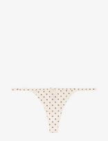ROTATE - Thong With Mid-Waist - Stringai - Kreminė spalva