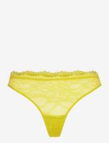 Understatement Underwear - Lace Thong - Stringai - Geltona