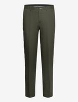 Lindbergh Black - Linen Pants - Klasikinės kelnės - Chaki spalva