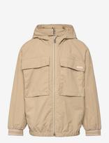BOSS - Hooded Windbreaker - Vėjo striukė - Smėlio