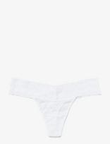 Lindex - Thong Low Waist - Stringai - Balta