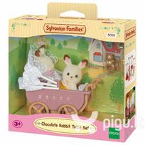 Mažyliai triušiukai dvynukai su aksesuarais Sylvanian Families