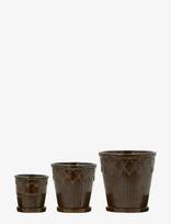 House Doctor - Planter, Hdcora, Brown - Gėlių vazonas - Ruda