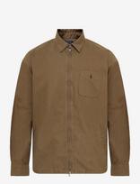 Polo Ralph Lauren - Relaxed Oxford Full-Zip Overshirt - Lengva striukė - Ruda