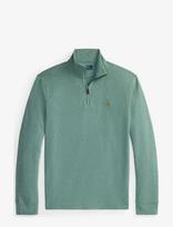 Polo Ralph Lauren - Estate-Rib Quarter-Zip Pullover - Megztinis su užtrauktuku - Žalia