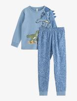 Lindex - Pyjama Set - Pižamos komplektas - Mėlyna