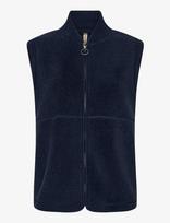 Soyaconcept - Sc-Onyx - Fleece & Teddy Vests - Tamsiai mėlyna