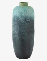 J-Line - Vase Vintage Ceramic Azure L - Vaza - Mėlyna