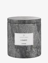 Blomus - Scented Travertine Candle - 11 Cm, Ø 10 Cm - Frabli - Magnet - Kvapni žvakė - Pilka