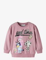 Name It - Nmfjonera Bluey Sweat Unb Sky - Megztinis - Rožinė