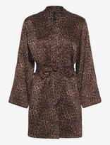 Hunkemöller - Kimono Satin Leo - Kimono - Juoda