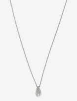 Bud To Rose - Drop Crystal Necklace Clear/Silver - Dailūs karoliai - Sidabro