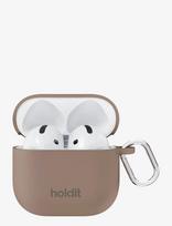Holdit - Silicone Case Solid Airpods 4 - Ausinių dėklas - Ruda