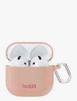 Holdit - Silicone Case Solid Airpods 4 - Ausinių dėklas - Rožinė