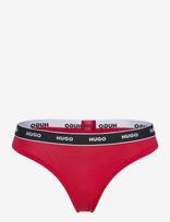 HUGO - Thong Stripe Pyp - Stringai - Raudona