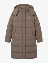Calvin Klein Jeans - Matte Mw Long Puffer - Paminkštintas paltas - Chaki spalva