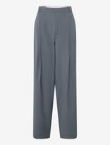 Maison Kitsune - Single-Pleated Pants - Klasikinės kelnės - Pilka