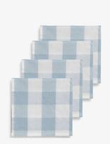 Midnatt - Napkins 4-Pack Bluey - Audinių servetėlės - Mėlyna