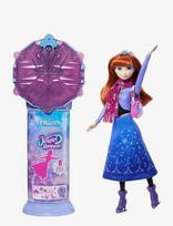 Frost - Disney Frozen Jewel Reveal Ice Skating Anna Fashion Doll With 8 Surprises Including Gem Box & Accy - Lėlė - Violetinė
