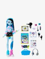 Monster High - Self-Scare Secrets Frankie Stein Fashion Doll With 13 Realistic Accessories - Lėlė - Marga / raštuota