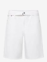 American Eagle - Dreamy Drape Baggy Bermuda (Belted) - Bermuda šortai - Balta