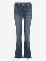 7 For All Mankind - Bootcut Tailorless Tide Break With Raw Cut - Platėjantys džinsai - Mėlyna