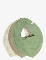 Pippi - Bandana Bib Boy -Aop (3-Pack) - Seilinukas - Žalia