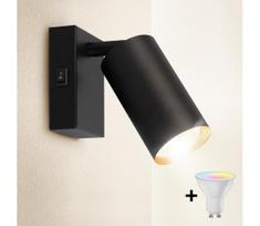 Brilagi - LED dimeriuojamas sieninis taškinis šviestuvas SELE 1xGU10/4,8W/230V juodas/auksinis