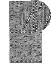 Kilimas TERMAL juodas 80 x 150 cm medvilninis
