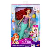 DISNEY PRINCESS lėlė Arielė su transformacijos funkcija (JLK19)