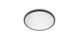 Plafoninis LED šviestuvas PHILIPS VALEN 32W 2200-6500K 4100lm, juodas Ø54,1x2,8cm su pultu