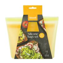 Maišelių rinkinys UNIWELL, įvairių spalvų, 1 l + 1,5 l, 2 vnt