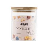 Stiklinis birių produktų indas UNIWELL Salamin, 750 ml