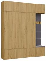 Prieškambario baldų komplektas Haga IV 3SZ1W, vidaus, artisan oak sp.