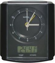 Technoline Wt 770 Radijo bangomis valdomas žadintuvas, matinė juoda/chromas