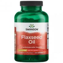 Swanson Linų Sėmenų Aliejus 1000 mg – 100 kapsulių