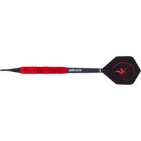 Smiginio strėlytės Unicorn Core Plus Rubberized Brass Red, 3 vnt.