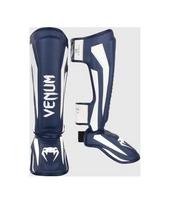 Blauzdų apsaugos Venum Elite Standup - White/Navy Blue